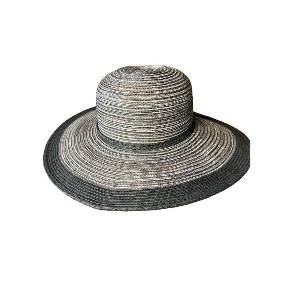 Pia Rossini Women's Extra-Wide Brim Floppy Sun Hat Black One Size